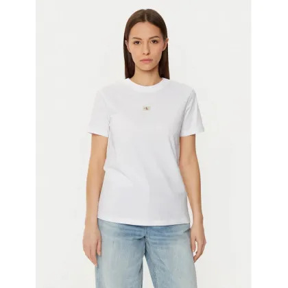 Zdjęcie Calvin Klein Jeans T-Shirt J20J225084 Biały Regular Fit