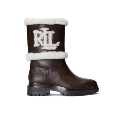 Zdjęcie Lauren Ralph Lauren Botki Carter 802915439002 Brązowy LAUREN RALPH LAUREN