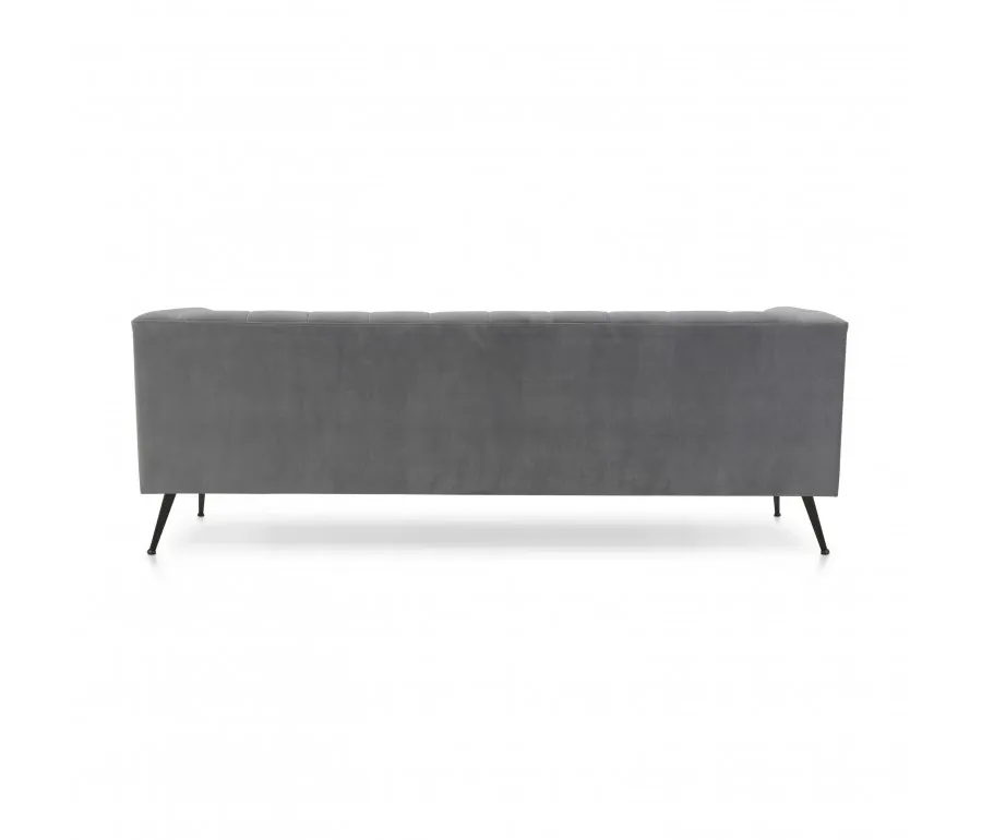 obrazek 3 Szara elegancka sofa 4-osobowa w nowoczesnym stylu - Sevensedie