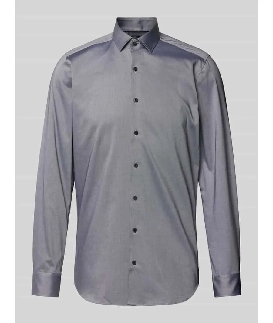 obrazek 1 Koszula biznesowa o kroju slim fit z drobnego twillu