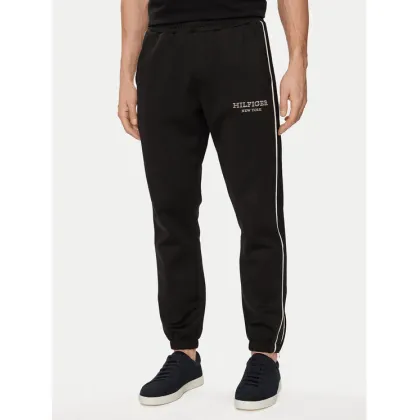Zdjęcie Tommy Hilfiger Spodnie dresowe Monotype MW0MW33701 Czarny Regular Fit
