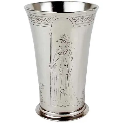 Zdjęcie Unikatowy kubek z pewteru - 350 ml