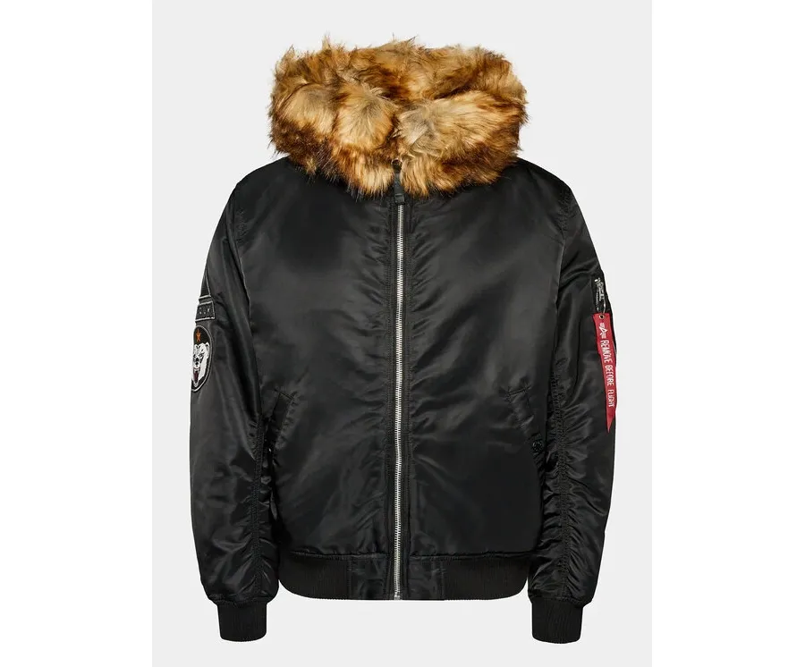 obrazek 1 Alpha Industries Kurtka zimowa Arctic 128110 Czarny Regular Fit