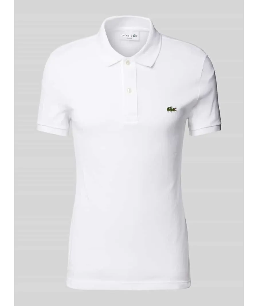 obrazek 1 Koszulka polo o kroju slim fit z naszywką z logo model ‘PIQUE’