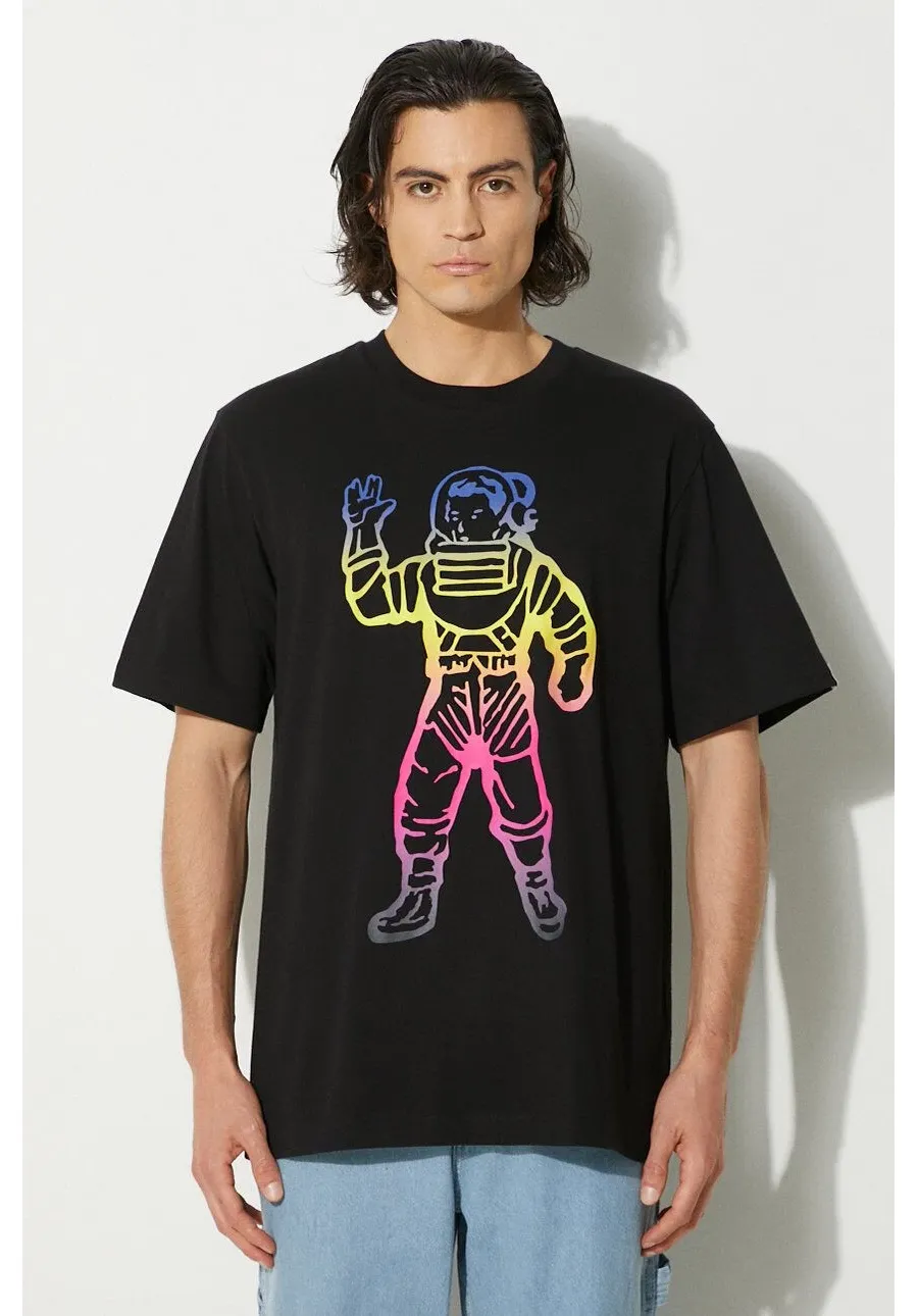 obrazek 1 Billionaire Boys Club t-shirt bawełniany Standing Astro męski kolor czarny z nadrukiem B24244