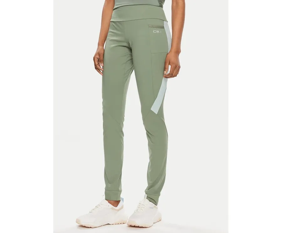 obrazek 1 CMP Legginsy 34T6766 Zielony Regular Fit