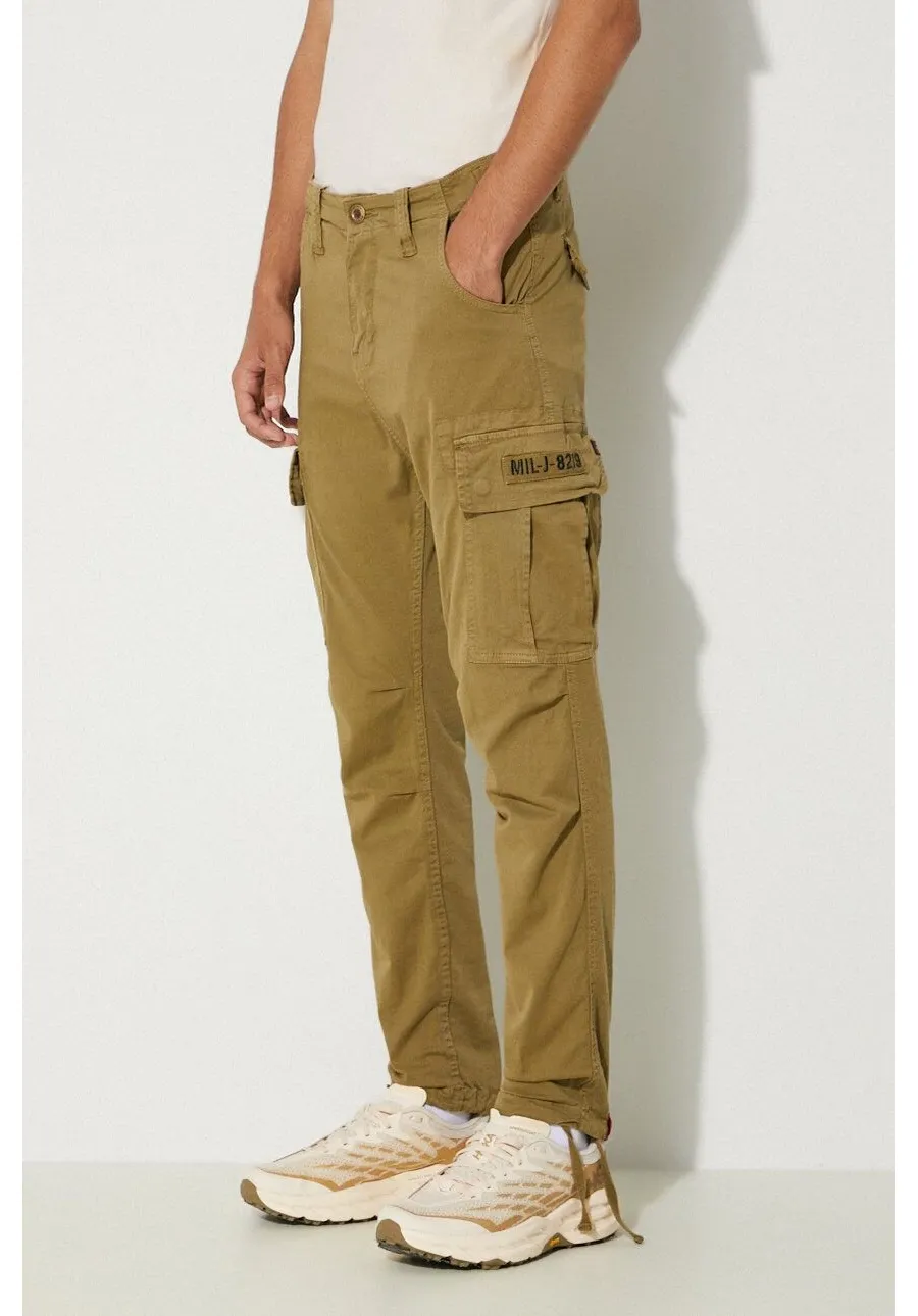 obrazek 1 Alpha Industries spodnie Squad Pants męskie kolor zielony w fasonie cargo 188202.11-ZIELONY