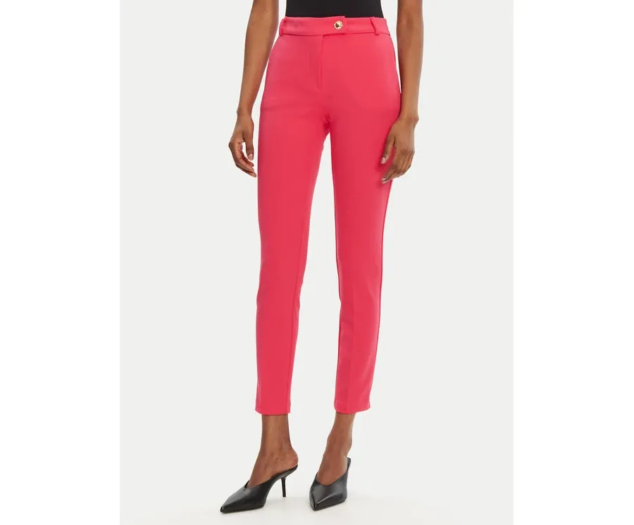 obrazek 1 Rinascimento Spodnie materiałowe CFC0122742003 Różowy Regular Fit