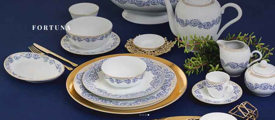 obrazek 4 Elegancka kremerka z porcelany prosto z Portugalii