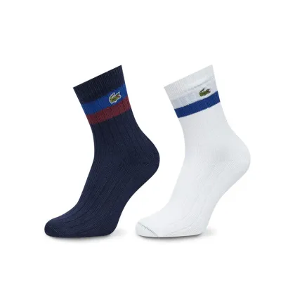 Zdjęcie Lacoste Zestaw 2 par wysokich skarpet unisex RA4241 Kolorowy