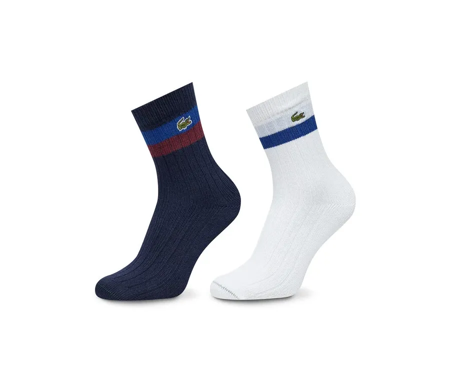obrazek 1 Lacoste Zestaw 2 par wysokich skarpet unisex RA4241 Kolorowy