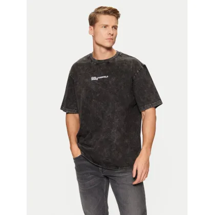 Zdjęcie Karl Lagerfeld Jeans T-Shirt A1M17047 Czarny Regular Fit