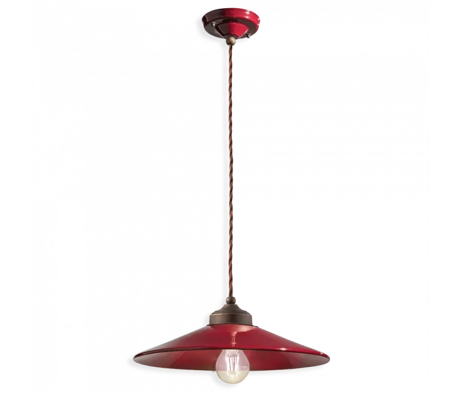 obrazek 5 Włoska wisząca lampa sufitowa w stylu retro
