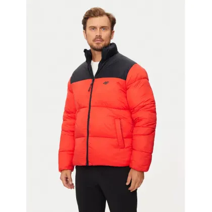 Zdjęcie 4F Kurtka zimowa 4FWAW24TDJAM485 Czerwony Regular Fit