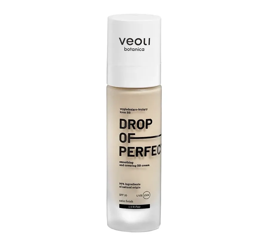 obrazek 1 Veoli Botanica Drop of Perfection Wygładzająco-kryjący krem BB 1.0 Fair  Fair 30 ml