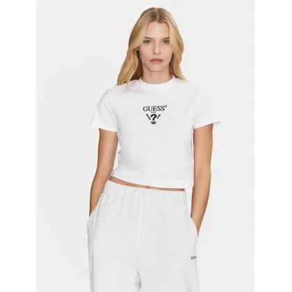 Zdjęcie Guess T-Shirt V4YI20 KCDH1 Biały Boxy Fit