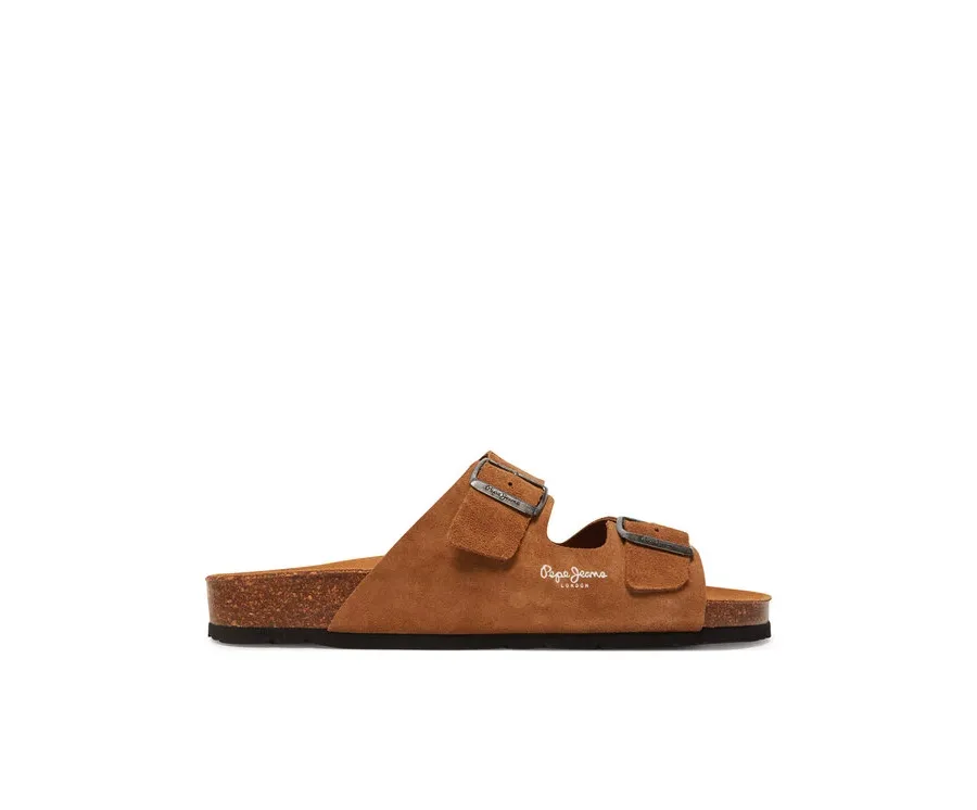 obrazek 1 Pepe Jeans Klapki PMS90112 Beżowy