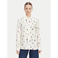 Zdjęcie Tommy Hilfiger Koszula WW0WW44036 Écru Relaxed Fit