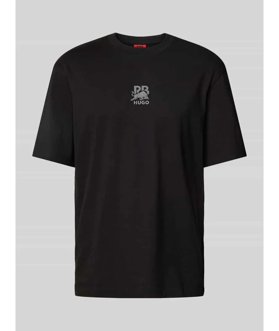 obrazek 1 HUGO T-Shirt Deckies_RB 50542766 Czarny Regular Fit