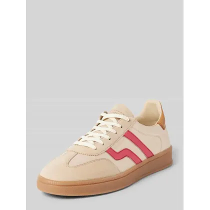 Zdjęcie Sneakersy z mieszanki skóry z detalem z logo model ‘CUZIMA’