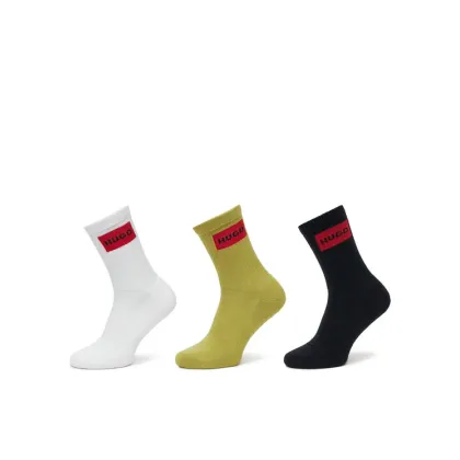 Zdjęcie HUGO Zestaw 3 par wysokich skarpet męskich 50531515 Kolorowy