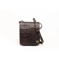 Picture Handmade leather shoulder bag for men - Ikunico