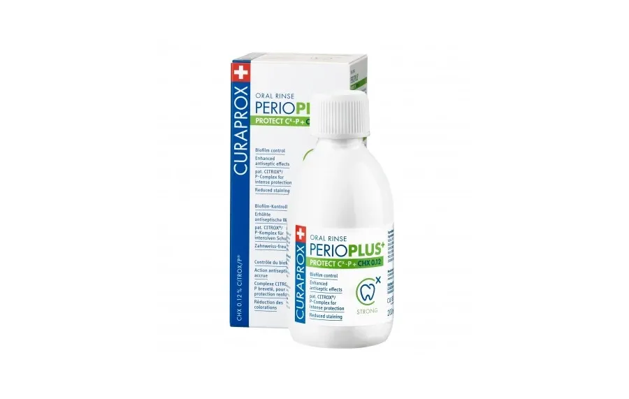 obrazek 1 Curaprox Perio Plus Protect - Płyn do płukania ust 0.12% CHX i CITROX 200 ml 200 ml