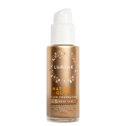 Zdjęcie Lumene Podkład rozświetlająco-wygładzający Natural Glow 5 Deep Tan Deep Tan 30 ml