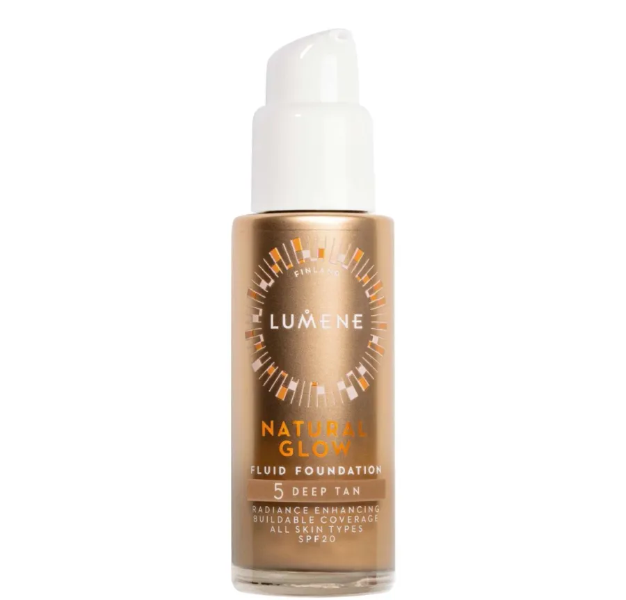 obrazek 1 Lumene Podkład rozświetlająco-wygładzający Natural Glow 5 Deep Tan  Deep Tan 30 ml