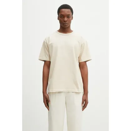 Zdjęcie Norse Projects t-shirt bawełniany Simon Heavy T-shirt męski kolor beżowy gładki N01.0687.2064
