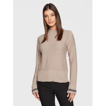 Zdjęcie Fabiana Filippi Sweter MAD222W062 Beżowy Regular Fit