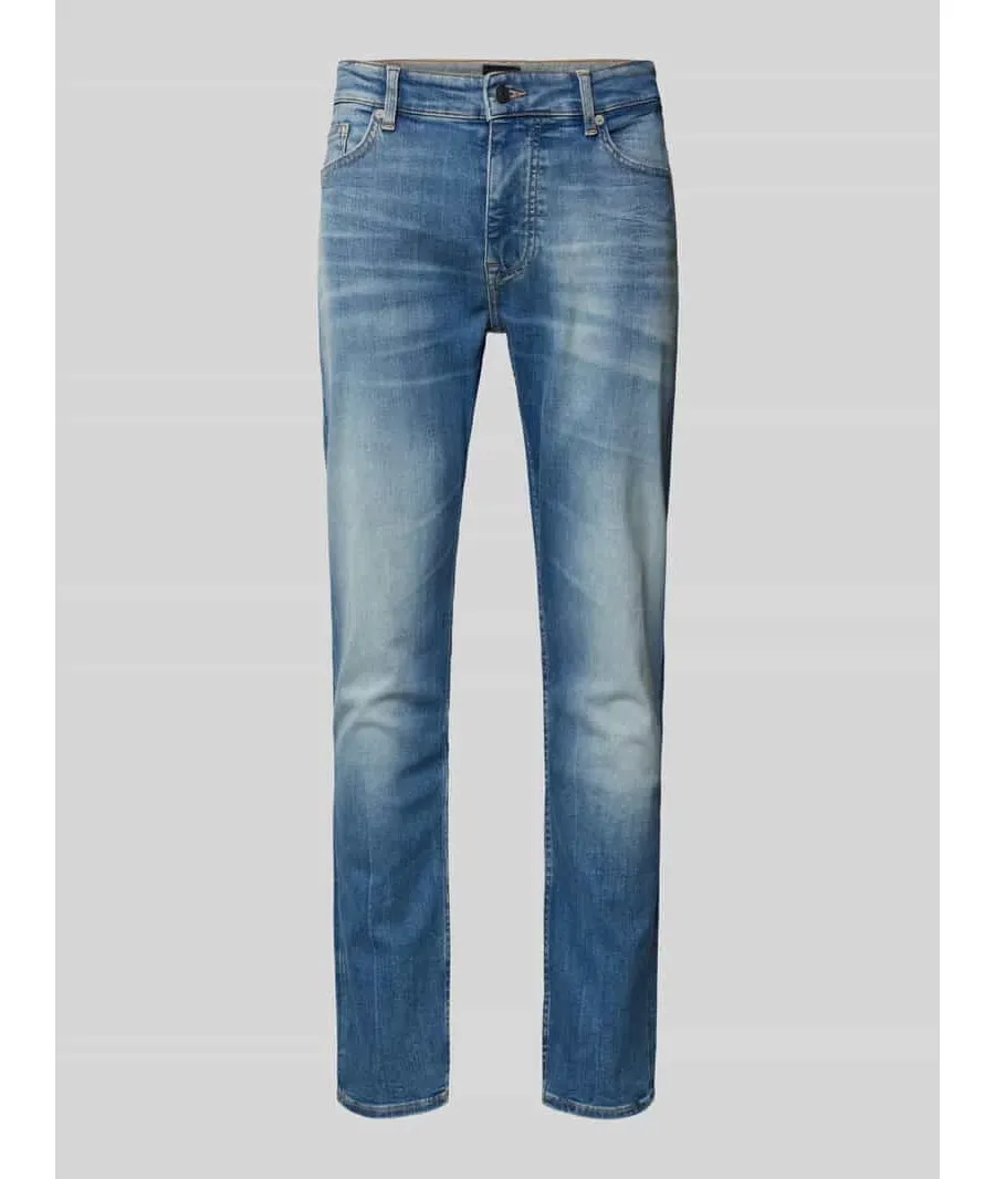 obrazek 1 Jeansy o kroju slim fit z 5 kieszeniami model ‘DELAWARE’