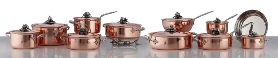 picture 4 Decorated copper saucepan Ruffoni