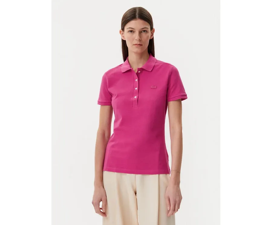 obrazek 1 Lacoste Polo PF5462 Różowy Slim Fit