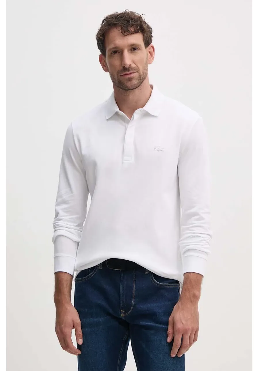 obrazek 1 Lacoste longsleeve kolor biały PH2481