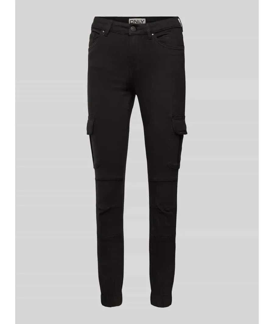 obrazek 1 Spodnie cargo o kroju regular fit z kieszeniami cargo