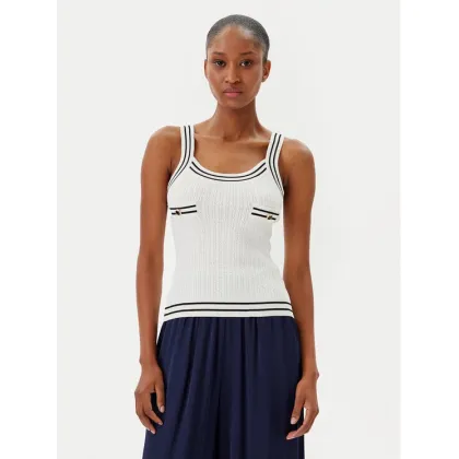 Zdjęcie Fracomina Top FR25ST4011K52401 Écru Slim Fit