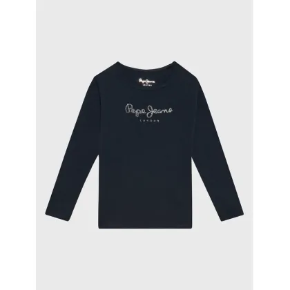 Zdjęcie Pepe Jeans Bluzka Hana Glitter PG501364 Granatowy Regular Fit