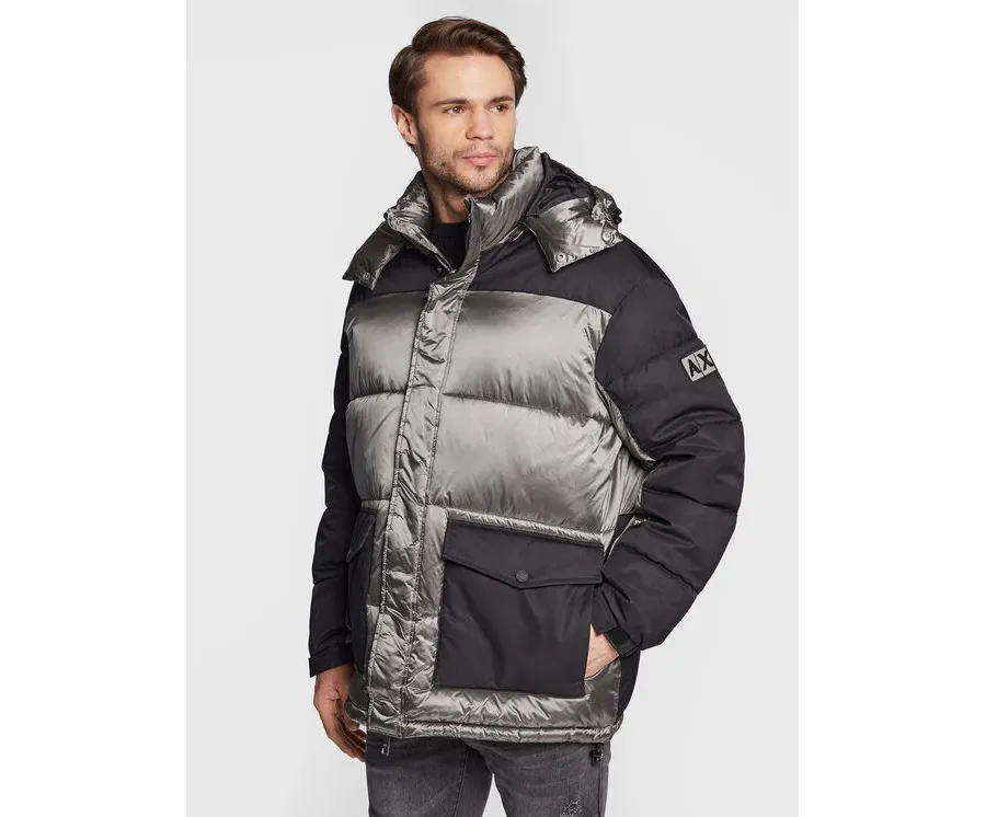 obrazek 1 Armani Exchange Kurtka zimowa 6LZK34 ZNWHZ 7900 Szary Regular Fit