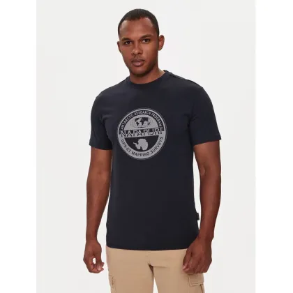 Zdjęcie Napapijri T-Shirt S-Bollo NP0A4I3C Granatowy Regular Fit