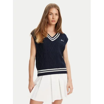 Zdjęcie Guess Sweter V5GR00 Z3FB1 Granatowy Classic Fit
