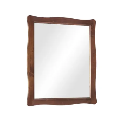 Zdjęcie Polerowane lustro w ramie z litego drewna - Zanini