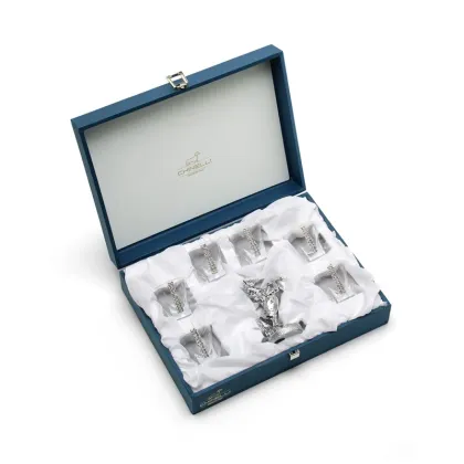 Zdjęcie Szklanki do whisky w zestawie z ozdobą konia