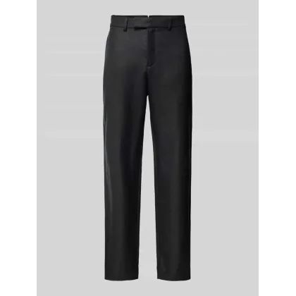 Zdjęcie Spodnie do garnituru o kroju slim fit zapinane na guzik i zamek błyskawiczny model ‘KONTOS’