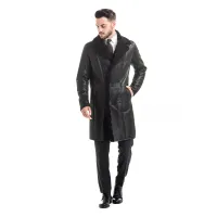 Picture Elegant coat made of natural lamb fur - A&A Vesa
