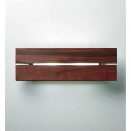 Zdjęcie Unikalna lampa ścienna Lineana Ipé - drewniane wykończenie