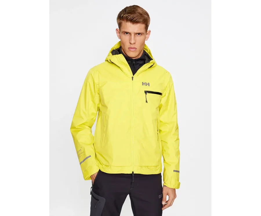 obrazek 1 Helly Hansen Kurtka przeciwdeszczowa Ride 53696 Żółty Regular Fit