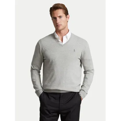Zdjęcie Polo Ralph Lauren Sweter 710670789002 Szary Slim Fit