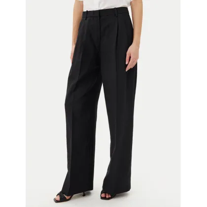 Zdjęcie Tommy Hilfiger Spodnie materiałowe WW0WW45460 Czarny Relaxed Fit