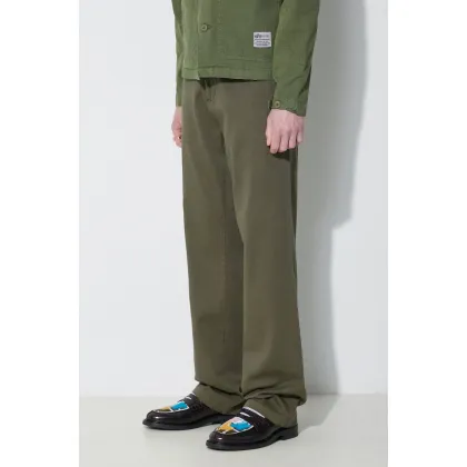 Zdjęcie Alpha Industries spodnie Chino męskie kolor zielony w fasonie chinos 146203